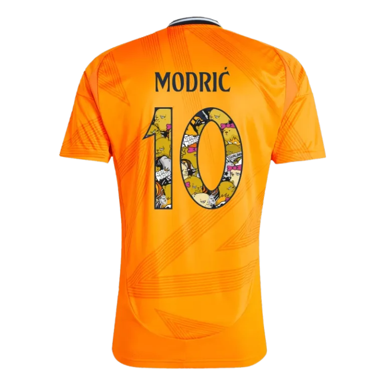 Real Madrid Away MODRIĆ 10 Bear Champ Font Jersey 24-25