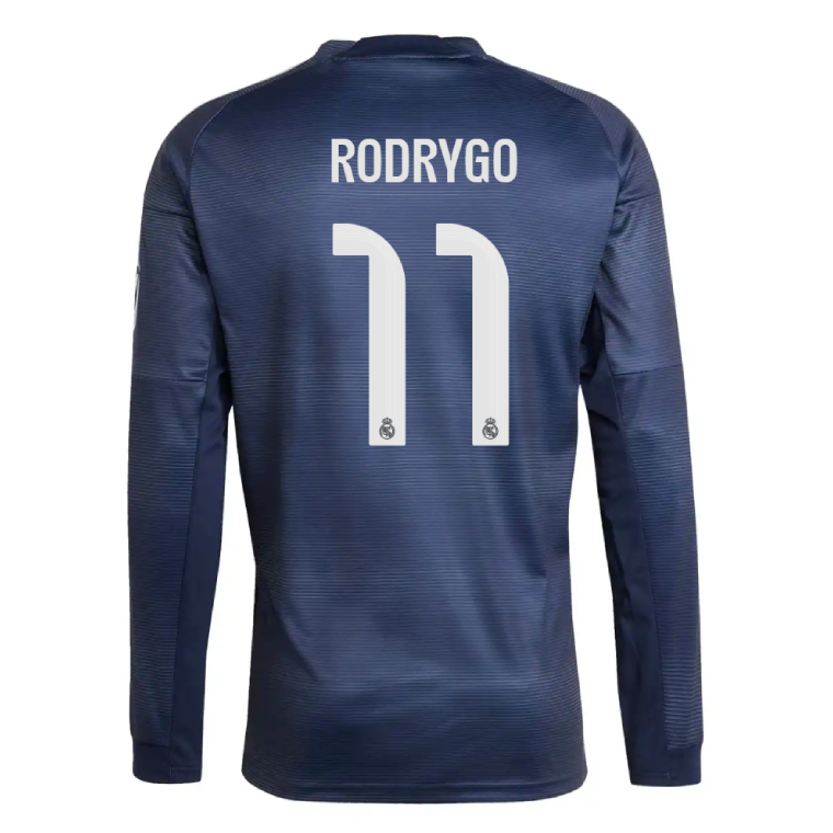 Real Madrid Away RODRYGO 11 Long Sleeve Jersey 25-26