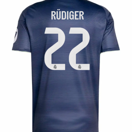 Real Madrid Away Rüdiger 22 Jersey 25-26