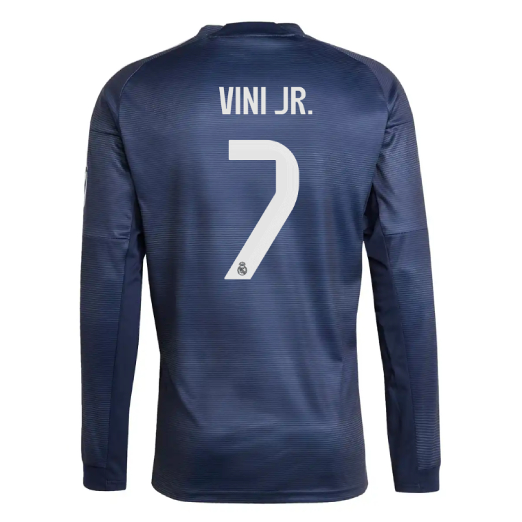 Real Madrid Away VINI JR. 7 Long Sleeve Jersey 25-26