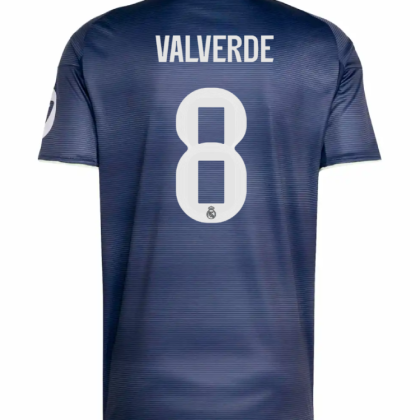 Real Madrid Away Valverde 8 Jersey 25-26