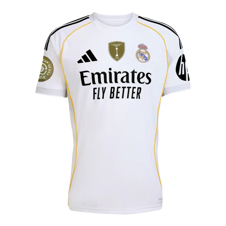 Real Madrid Club World Cup Home Jersey 25-26 (Patch Included)