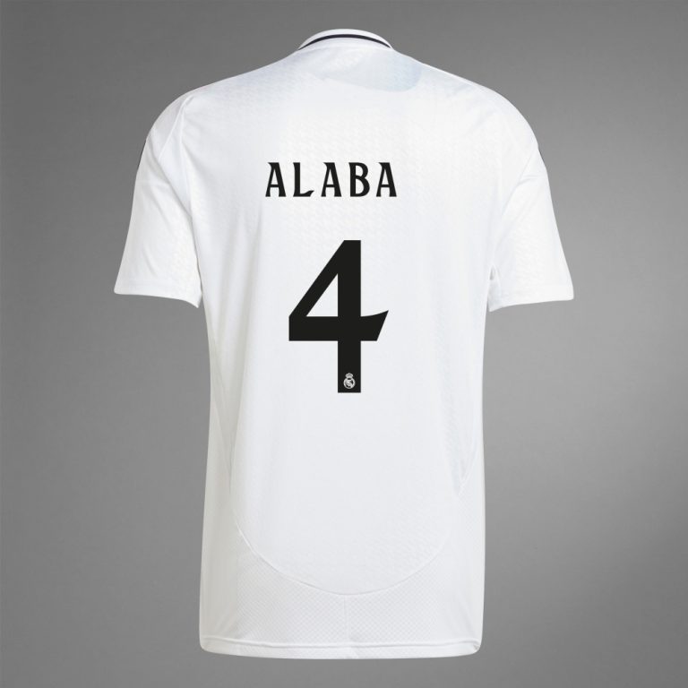 Real Madrid Home ALABA 4 Jersey 24-25