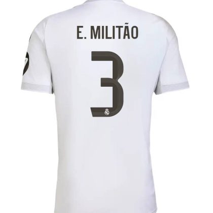 Real Madrid Home E. Militão 3 Jersey 25-26