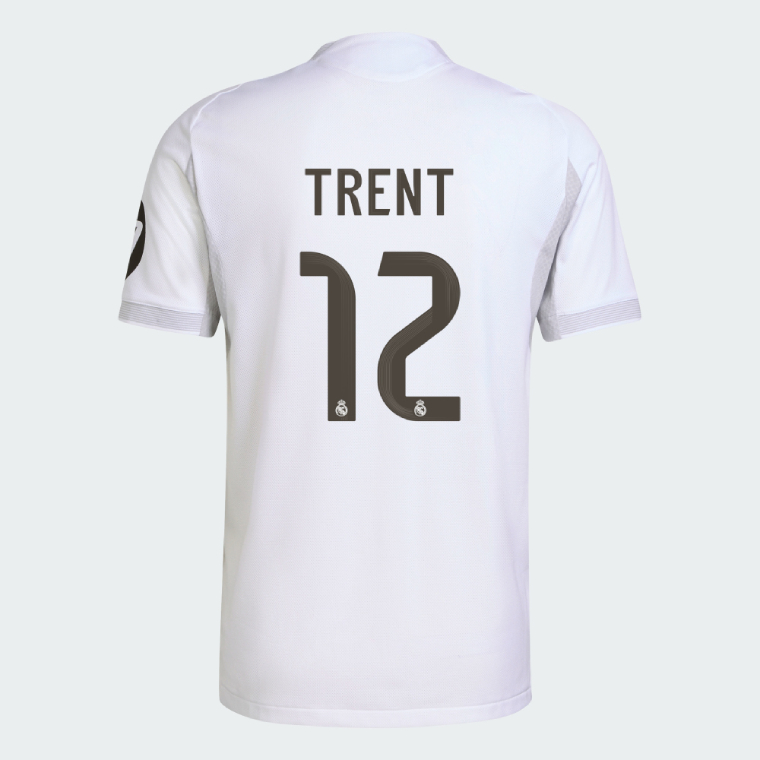 Real Madrid Home TRENT 12 Jersey 25-26 (Player Version)