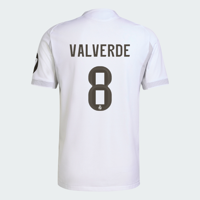 Real Madrid Home VALVERDE 8 Jersey 25-26 (Player Version)