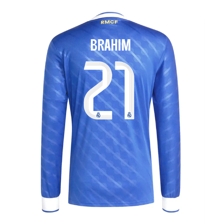 Real Madrid Third BRAHIM 21 Long Sleeve Jersey 25-26