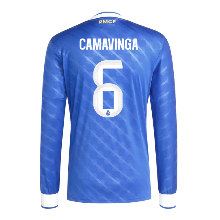 Real Madrid Third CAMAVINGA 6 Long Sleeve Jersey 25-26