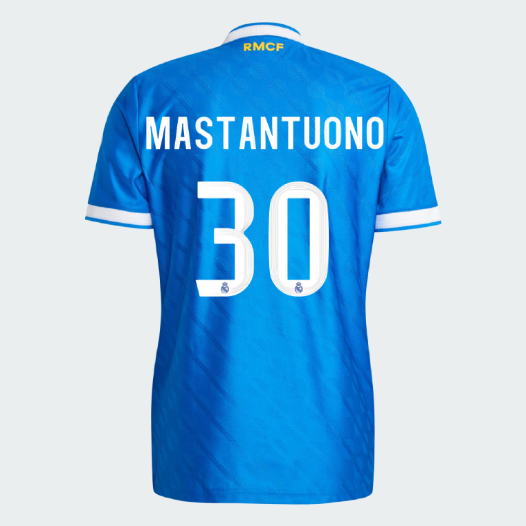 Real Madrid Third MASTANTUONO 30 Jersey 25-26 (Player Version)