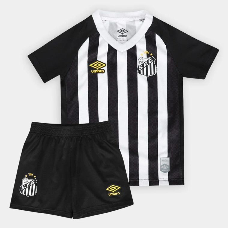 Santos FC Away Jersey Kids Kit 25-26