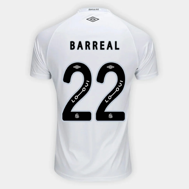 Santos FC Home BARREAL 22 Jersey 25-26