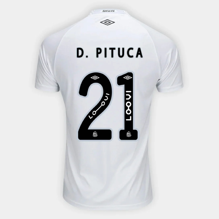Santos FC Home D. PITUCA 21 Jersey 25-26