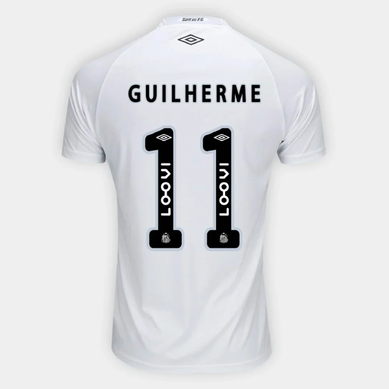 Santos FC Home GUILHERME 11 Jersey 25-26