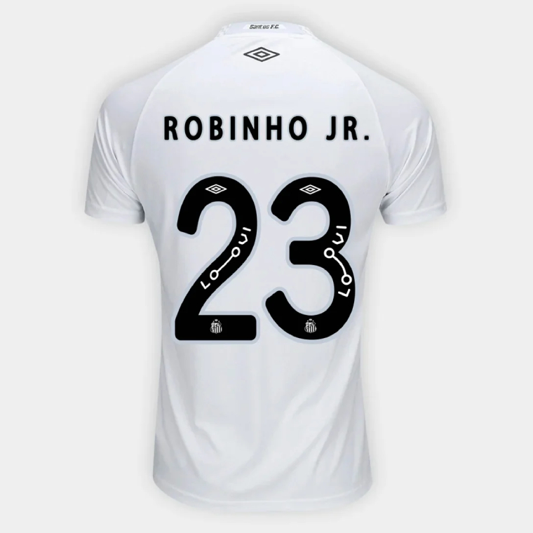 Santos FC Home ROBINHO JR. 23 Jersey 25-26