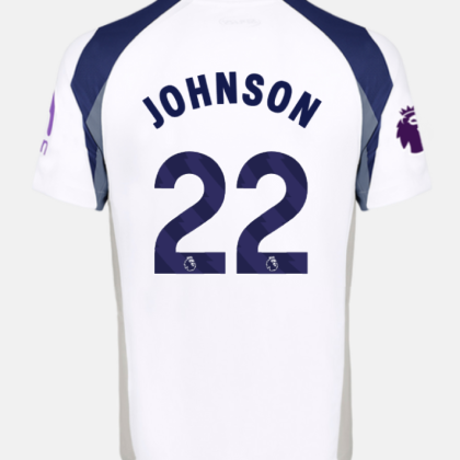 Tottenham Hotspur Home JOHNSON 22 Jersey 25-26
