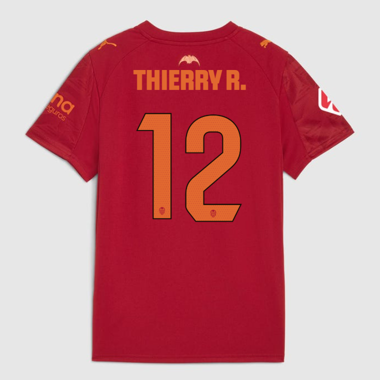 Valencia CF Away THIERRY R. 12 Jersey 25-26