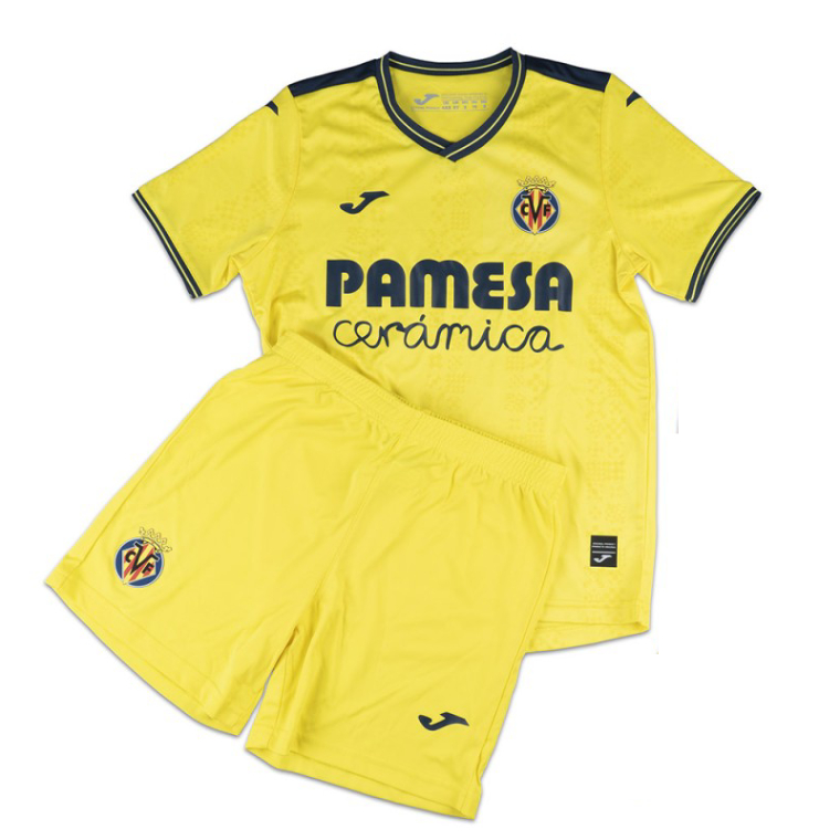 Villarreal Home Jersey Kids Kit 25-26