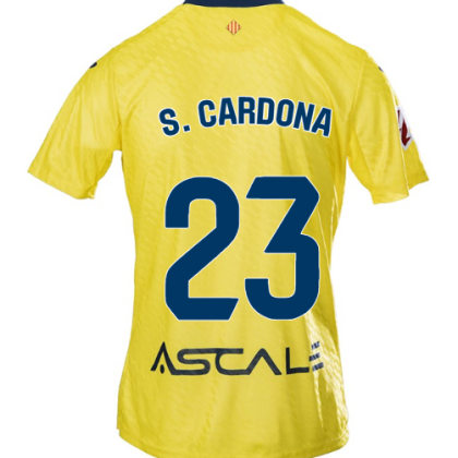 Villarreal Home S. CARDONA 23 Jersey 25-26