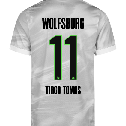 Wolfsburg Away TIAGO TOMAS 11 Jersey 25-26
