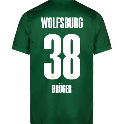 Wolfsburg Home BRÖGER 38 Jersey 25-26