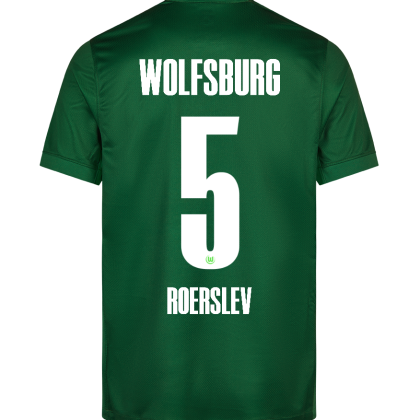 Wolfsburg Home ROERSLEV 5 Jersey 25-26