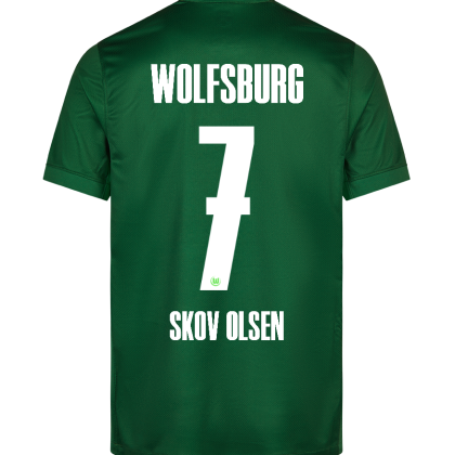 Wolfsburg Home SKOV OLSEN 7 Jersey 25-26