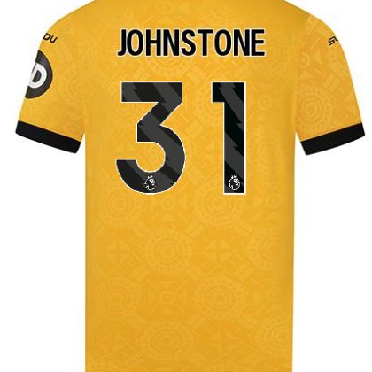 Wolverhampton Wanderers Home JOHNSTONE 31 Jersey 25-26