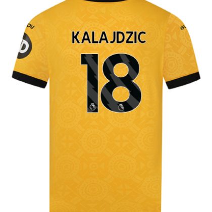 Wolverhampton Wanderers Home KALAJDZIC 18 Jersey 25-26