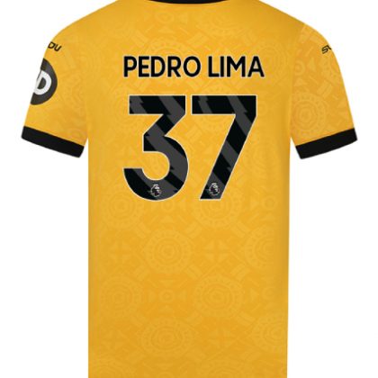 Wolverhampton Wanderers Home PEDRO LIMA 37 Jersey 25-26