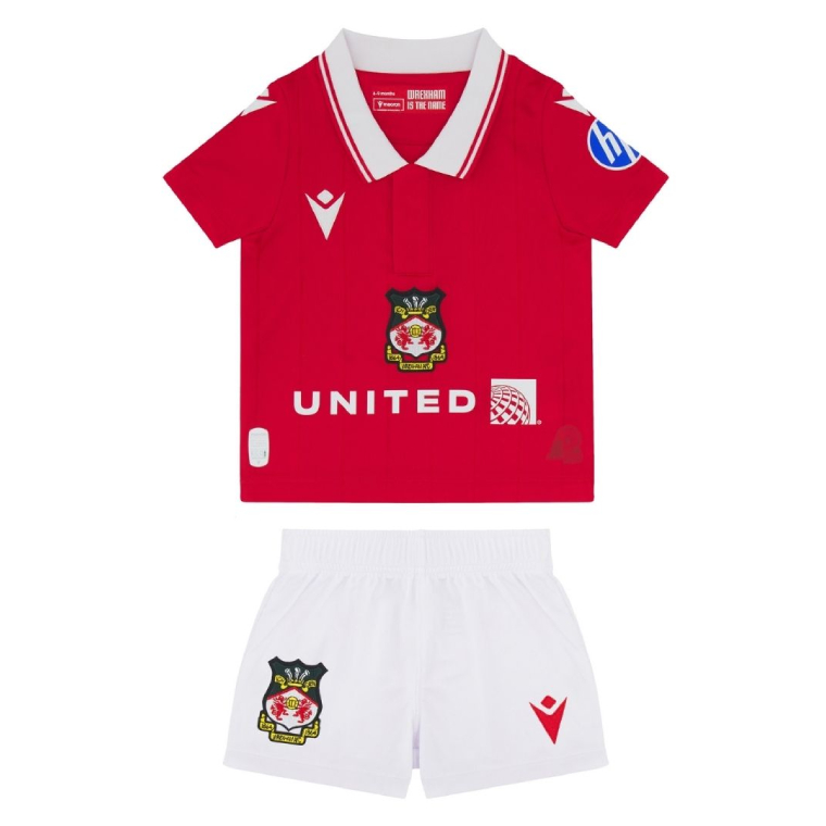 Wrexham Home Jersey Kids Kit 25-26