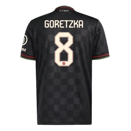 Bayern Munich Champions League GORETZKA 8 Jersey Jersey 25-26