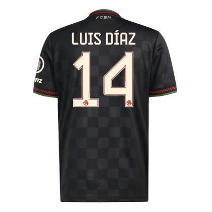 Bayern Munich Champions League LUIS DÍAZ 14 Jersey Jersey 25-26