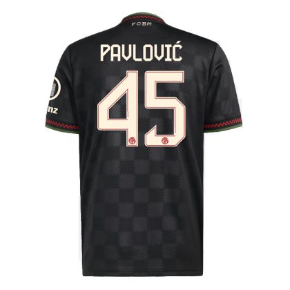 Bayern Munich Champions League PAVLOVIĆ 45 Jersey Jersey 25-26