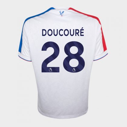 Crystal Palace Third DOUCOURÉ 28 Eagle White Jersey 25-26