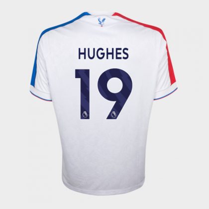 Crystal Palace Third HUGHES 19 Eagle White Jersey 25-26