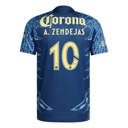 Club América Away A. ZENDEJAS 10 Jersey 25-26 (Player Version)