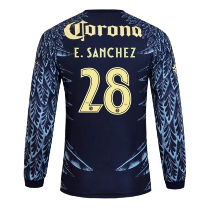 Club América Away E. SÁNCHEZ 28 Long Sleeve Jersey 25-26