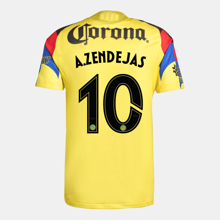 Club América Home A.ZENDEJAS 10 Jersey 25-26 (Player Version)