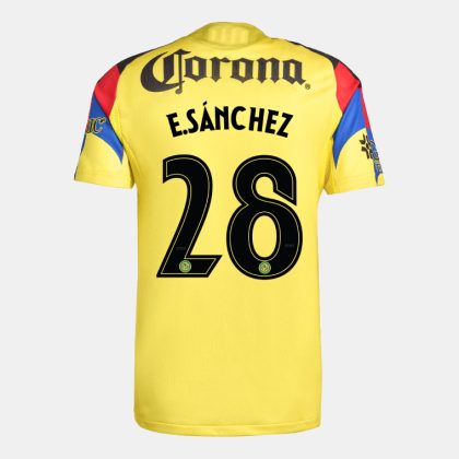 Club América Home E.SÁNCHEZ 28 Jersey 25-26 (Player Version)