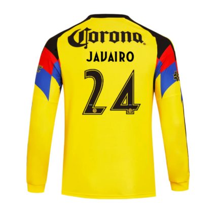 Club América Home JAVAIRO 24 Long Sleeve Jersey 25-26