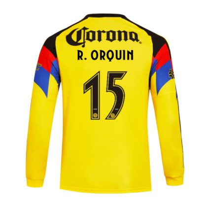Club América Home R. ORQUIN 15 Long Sleeve Jersey 25-26