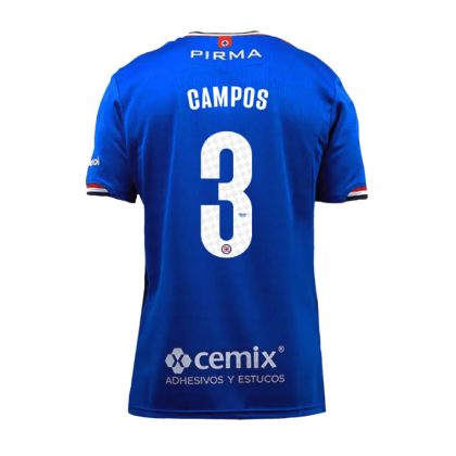Cruz Azul Home CAMPOS 3 Jersey 25-26