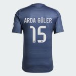 Real Madrid Away ARDA GÜLER 15 Jersey 25-26 (Player Version)