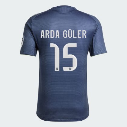 Real Madrid Away ARDA GÜLER 15 Jersey 25-26 (Player Version)