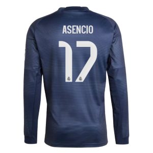 Real Madrid Away ASENCIO 17 Long Sleeve Jersey 25-26
