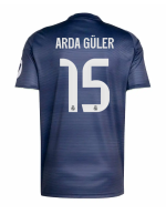 Real Madrid Away Arda Güler 15 Jersey 25-26