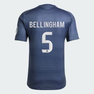 Real Madrid Away BELLINGHAM 5 Jersey 25-26 (Player Version)