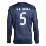 Real Madrid Away BELLINGHAM 5 Long Sleeve Jersey 25-26