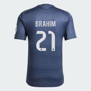 Real Madrid Away BRAHIM 21 Jersey 25-26 (Player Version)