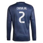 Real Madrid Away CARVAJAL 2 Long Sleeve Jersey 25-26